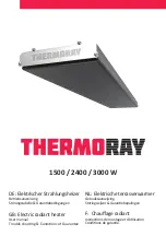 Preview for 1 page of Thermoray 1500 User Manual