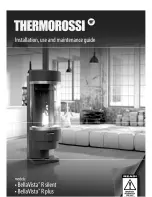 THERMOROSSI BellaVista R plus Installation, Use And Maintenance Manual preview