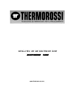 THERMOROSSI ECOTHERM 1000 Installation, Use And Maintenance Manual preview