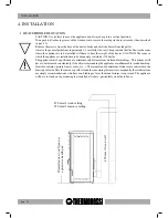 Preview for 10 page of THERMOROSSI Ecotherm Compact Installation, Use And Maintenance Manual