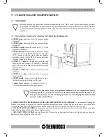 Preview for 27 page of THERMOROSSI Ecotherm Compact Installation, Use And Maintenance Manual