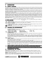 Preview for 4 page of THERMOROSSI ECOTHERM H20 14 Installation, Use And Maintenance Manual