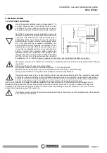 Preview for 12 page of THERMOROSSI Mon Amour Installation, Use And Maintenance Manual