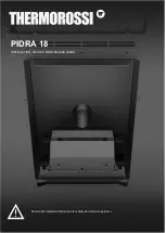 THERMOROSSI PIDRA 18 Installation, Use And Maintenance Manual preview