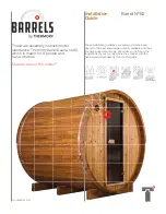 Preview for 1 page of THERMORY BARRELS 62 Installation Manual