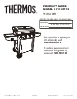 Preview for 1 page of Thermos 461442513 Product Manual