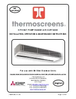 Thermoscreens HP1000 DXE Installation, Operation & Maintenance Instructions Manual preview
