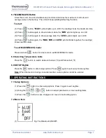 Preview for 8 page of Thermosense HH-521BT Instruction Manual