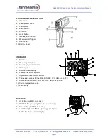 Preview for 5 page of Thermosense HL-800K User Manual