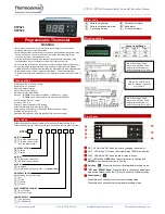 Thermosense STP322 Instruction Manual предпросмотр