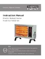 ThermoSphere FW550-15A Instruction Manual preview