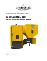 Preview for 1 page of THERMOSTAHL BIOPLEX MCL-BIO Installation And Service Manual