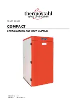 Preview for 1 page of THERMOSTAHL COMPACT 25 Installation And User Manual