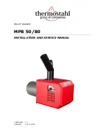 THERMOSTAHL MPB 50 Installation And Service Manual preview