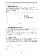 Предварительный просмотр 11 страницы THERMOSTAHL PELLET COMPACT PLC 25 Installation And User Manual