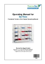 ThermoTex SorTexx Operating Manual preview