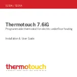 Preview for 1 page of thermotouch 7.6iG Installation & User Manual