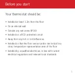 Preview for 5 page of thermotouch 7.6iG Installation & User Manual