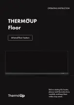 ThermoUp Foor Operating Instruction предпросмотр