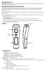 Preview for 2 page of ThermoWorks WAND THD2FE Operating Instructions Manual