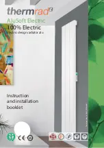 Preview for 1 page of Thermrad AluSoft Electric Instruction And Installation Booklet