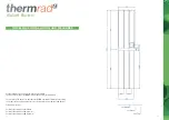 Preview for 9 page of Thermrad AluSoft Electric Instruction And Installation Booklet