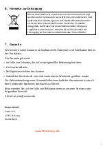 Preview for 5 page of Thermrup HB619U Instruction Manual