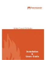 Предварительный просмотр 1 страницы Thermsaver White Cased Oil Boiler Installation And User Manual