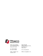 Preview for 24 page of Thern 5PA10 Owner'S Manual