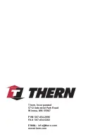 Preview for 24 page of Thern FVC-1000 Owner'S Manual