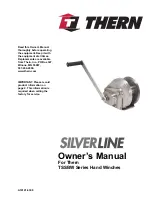 Thern TSSBW Series Owner'S Manual preview