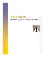 Theta Digital Dreadnaught III Owner'S Manual preview