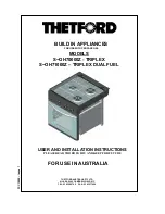 Preview for 1 page of Thetford S~OH70000Z User And Installation Instructions Manual