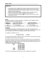 Preview for 12 page of Thetford S~OH70000Z User And Installation Instructions Manual