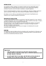 Preview for 7 page of Thetford SPINFLO FI 20000 User And Installation Instructions Manual