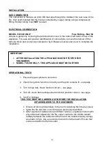 Preview for 12 page of Thetford SPINFLO FI 20000 User And Installation Instructions Manual