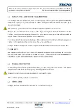 Preview for 9 page of Thetford Tecma Sanisplit NK Operation & Installation Manual