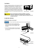 Preview for 8 page of Thetford TRC40 Installation And Owner'S Manual