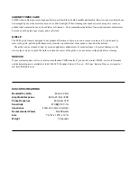 Preview for 4 page of Thiel Coherent Source SCS3 Owner'S Information