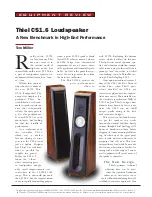 Preview for 2 page of Thiel CS1.5 Brochure