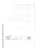 Thiel Model 01 User Manual preview