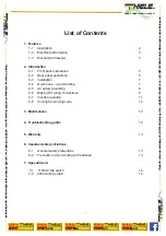 Preview for 2 page of Thiele PST700w Series Instruction Manual