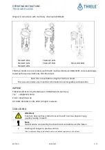 Thiele TM-B-OP-05N Operating Instructions Manual preview