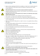 Preview for 3 page of Thiele TM-B-OP-05N Operating Instructions Manual