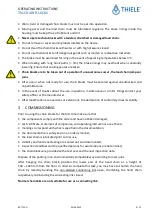 Preview for 4 page of Thiele TM-B-OP-05N Operating Instructions Manual