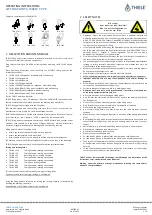 Предварительный просмотр 1 страницы Thiele TWN 0121/1 Operating Instructions Manual