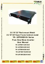 Preview for 1 page of Thiele UIPSW-2U3KVA User Manual