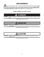 Предварительный просмотр 3 страницы THIEMAN LRST-40 Owner'S Manual & Parts List