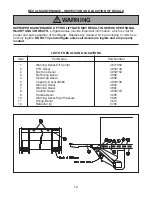 Предварительный просмотр 12 страницы THIEMAN LRST-40 Owner'S Manual & Parts List