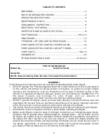 Preview for 2 page of THIEMAN Tailgates M16 Owner'S Manual & Parts List